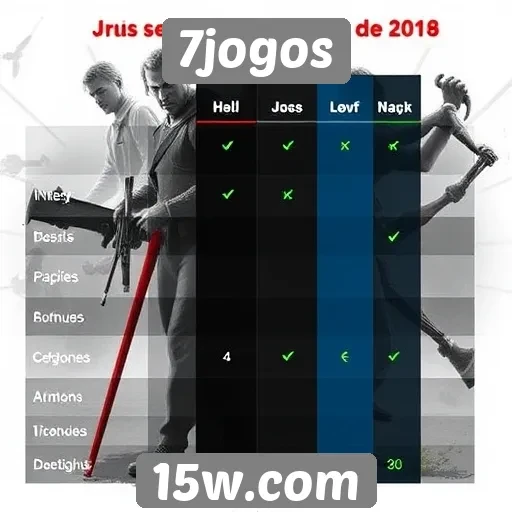 Comparação de desempenho entre jogos do 7jogos